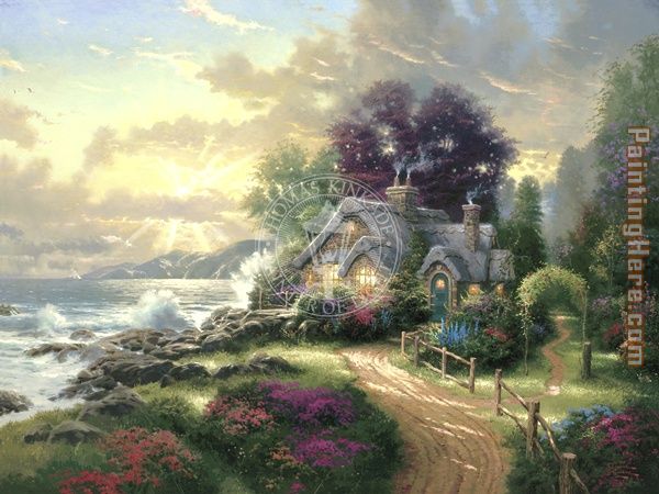 A New Day Dawning painting - Thomas Kinkade A New Day Dawning art painting